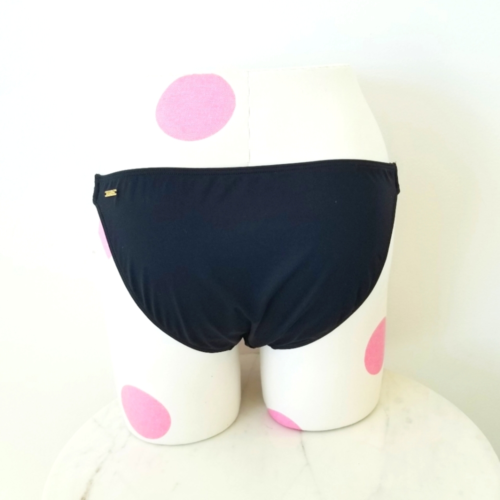 Victoria's Secret Vintage Strappy Black Brazilian String Bikini Swimsuit Bottom - Picture 6 of 13